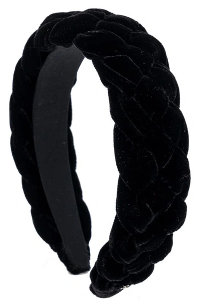 Shop Alexandre De Paris Fuzzy Headband In Black