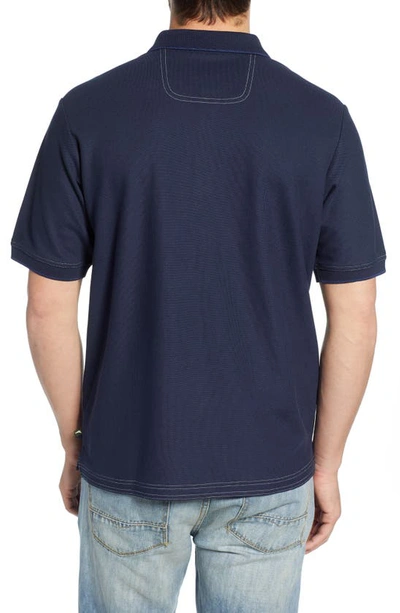 Shop Tommy Bahama Emfielder 2.0 Polo In Blue Note