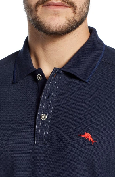 Shop Tommy Bahama Emfielder 2.0 Polo In Blue Note