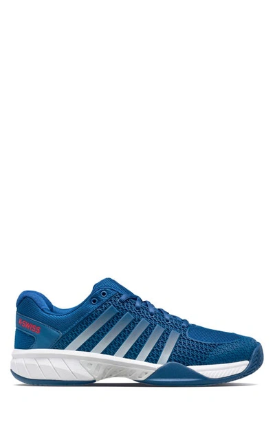 Shop K-swiss Express Light Pickle Ball Running Shoe In Dark Blue/ White/ Bittersweet