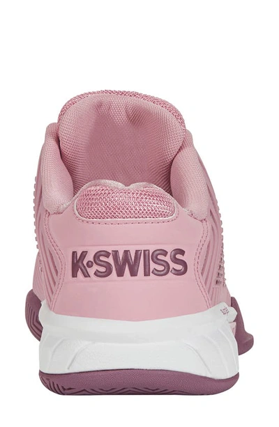 Shop K-swiss Hypercourt Express 2 Tennis Shoe In Cmpk/ Grpntr/ Orchz