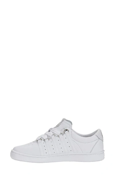 Shop K-swiss The Pro Sneaker In White/ White Snake