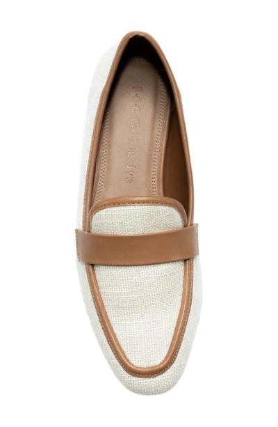 Shop Band Of The Free Zoya Linen Loafer In Natural