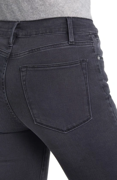 Shop Frame Le High Waist Raw Hem Flare Jeans In Billups