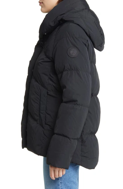 Shop Canada Goose Marlow Water Repellent 750 Fill Power Down Jacket In Black