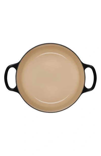 Shop Le Creuset 3 1/2-quart Signature Round Enamel Cast Iron French/dutch Oven In Licorice