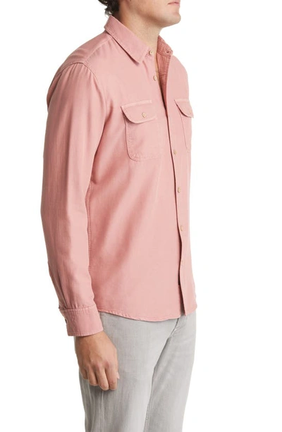 Shop Faherty Island Life Button-up Shirt In Beach Rose