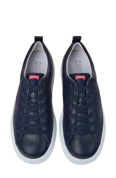 Camper Runner Leather Sneakers In Blue