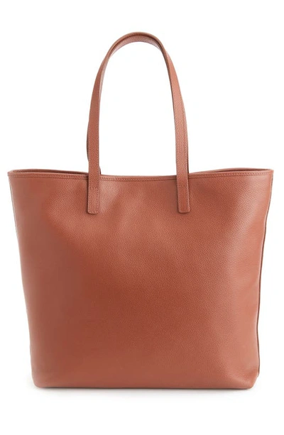 Shop Royce New York Personalized Tall Tote & Wristlet In Tan - Deboss