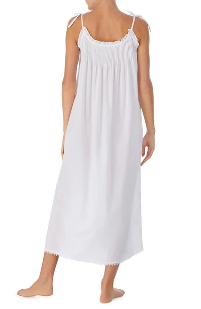 Shop Eileen West Tie Shoulder Cotton Ballet Nightgown In White