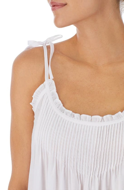 Shop Eileen West Tie Shoulder Cotton Ballet Nightgown In White