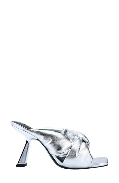 Shop Marc Fisher Ltd Dellian Sandal In Silver