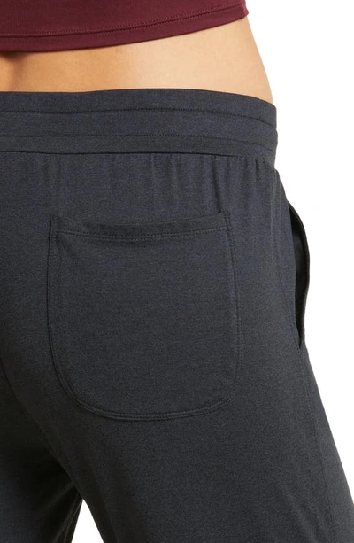 Zella Restore Soft Pocket Lounge Leggings - Charcoal Black - Plus