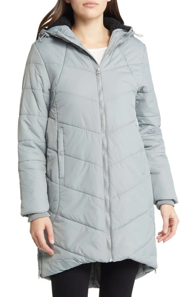 Shop Modern Eternity 3-in-1 Maternity Puffer Jacket In Graphite