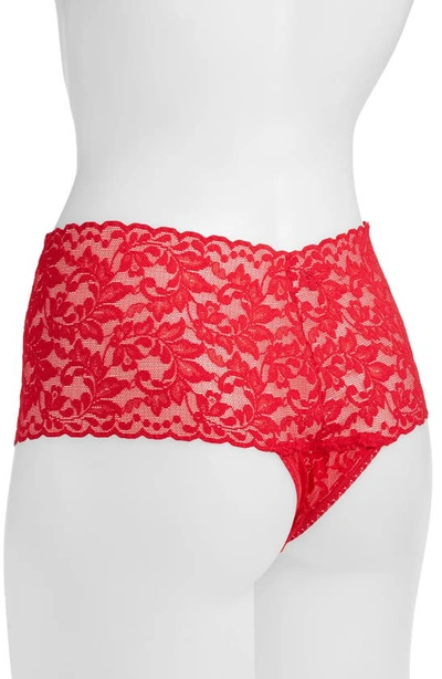 Hanky Panky Retro High Waist Thong In Red
