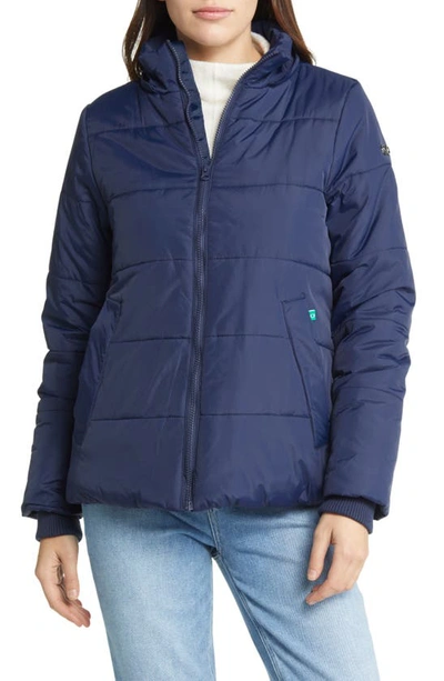 Shop Modern Eternity Leia 3-in-1 Water Resistant Maternity/nursing Puffer Jacket With Removable Hood In Navy