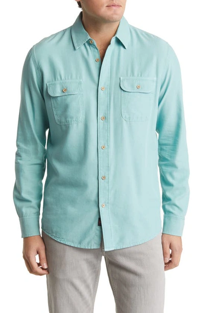 Shop Faherty Island Life Button-up Shirt In Canton