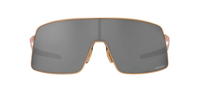 Shop Oakley Sutro Ti Przm 0oo6013-05 Shield Sunglasses In Grey