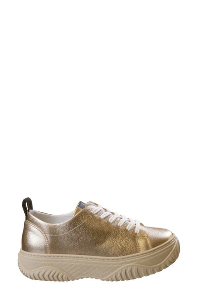 Shop Otbt Pangea Low Top Sneaker In Gold