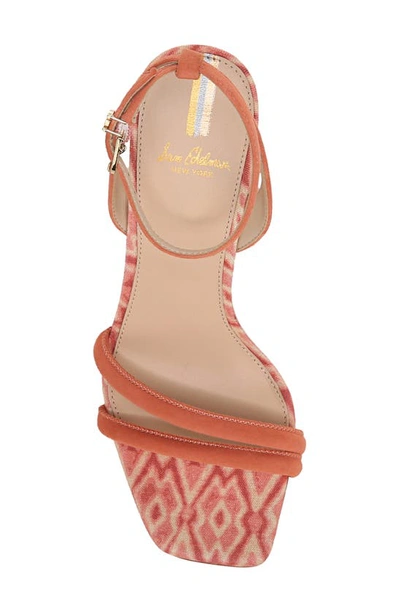 Shop Sam Edelman Kia Strappy Sandal In Terracotta Pink