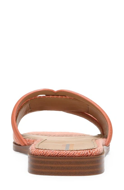 Shop Sam Edelman Irina Slide Sandal In Terracotta Pink/ Stucco Pink