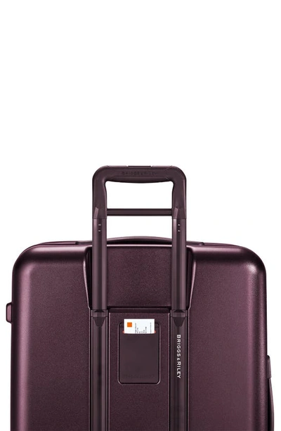 Shop Briggs & Riley Medium Sympatico Expandable 27-inch Spinner Packing Case In Matte Plum