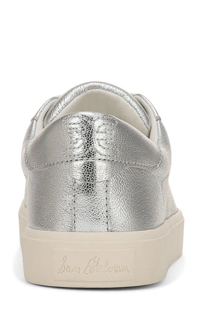 Shop Sam Edelman Ethyl Low Top Sneaker In Soft Silver