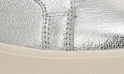 Shop Sam Edelman Ethyl Low Top Sneaker In Soft Silver