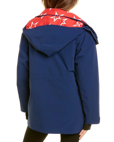 Shop Perfect Moment 2 Layer Sub Peak Jacket In Blue