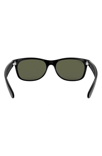Ray Ban Ray-ban Womens Black Rb2132 New Wayfarer Classic Square-frame Nylon Sunglasses In Polarized Black