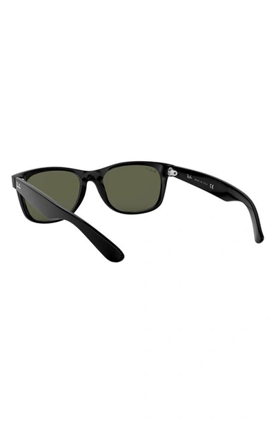 Ray Ban Ray-ban Womens Black Rb2132 New Wayfarer Classic Square-frame Nylon Sunglasses In Polarized Black