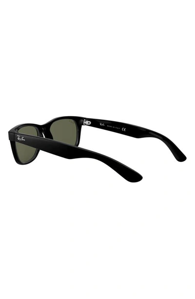 Ray Ban Ray-ban Womens Black Rb2132 New Wayfarer Classic Square-frame Nylon Sunglasses In Polarized Black