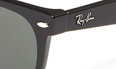 Ray Ban Ray-ban Womens Black Rb2132 New Wayfarer Classic Square-frame Nylon Sunglasses In Polarized Black