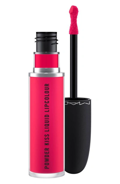 Shop Mac Cosmetics Powder Kiss Liquid Lipcolour In Billion $ Smile