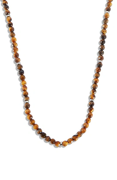 Jonas Studio Tiger's Eye Necklace In Tiger Eye
