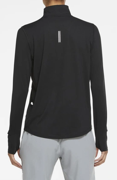 Nike Element Half-zip Running Top In Black
