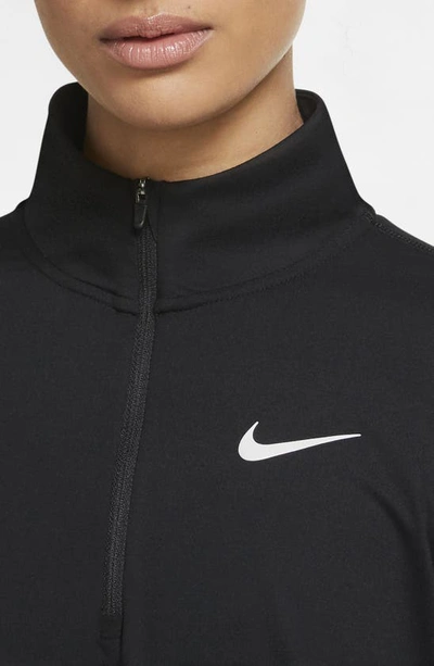 Nike Element Half-zip Running Top In Black