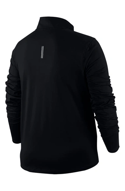 Nike Element Half-zip Running Top In Black