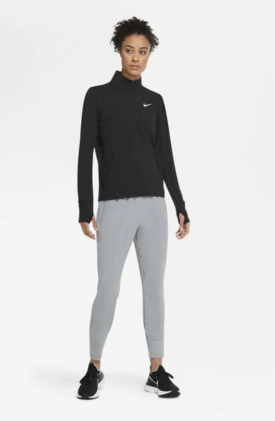 Nike Element Half-zip Running Top In Black