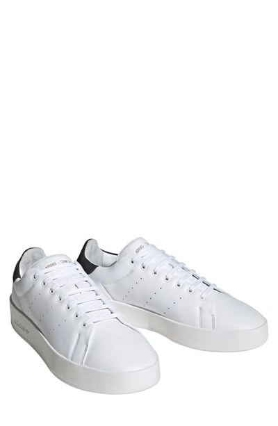 Shop Adidas Originals Stan Smith Relasted Sneaker In White/ Core Black