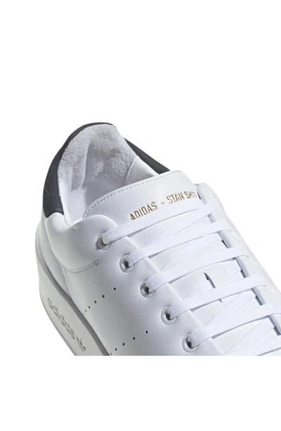 Shop Adidas Originals Stan Smith Relasted Sneaker In White/ Core Black