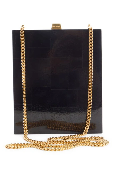 Shop Saint Laurent Tuxedo Box Bag In Nero/ / Oro