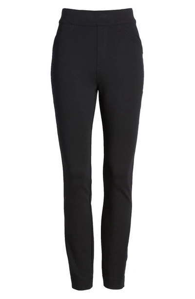 Shop Spanxr The Perfect Pant Back Seam Skinny Ankle Pants In Classic Black