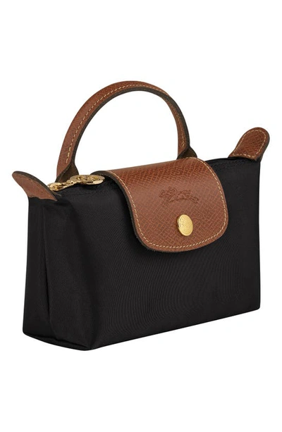 Longchamp Le Pliage Zipped Tote Bag In Black