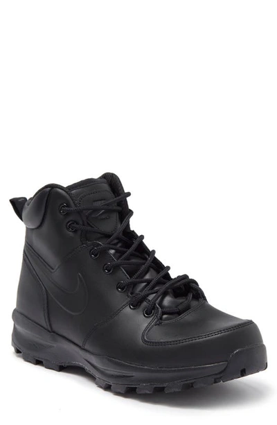 Shop Nike Manoa Boot In Black/ Black/ Black