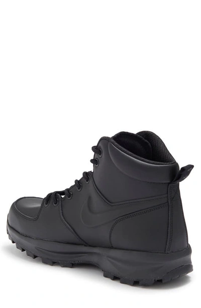 Shop Nike Manoa Boot In Black/ Black/ Black