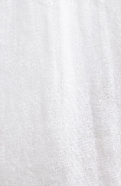 Shop Vitamin A ® Tallows Linen Cover-up Shorts In Ecolinen White