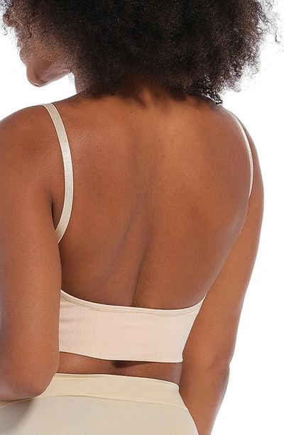 Magic Bodyfashion Low Back Bralette In Latte
