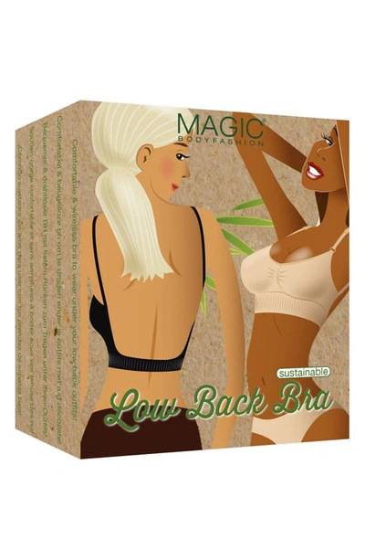 Magic Bodyfashion Low Back Bralette In Latte
