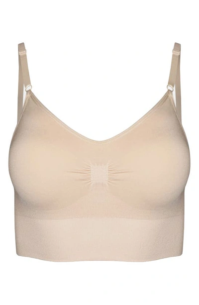 Magic Bodyfashion Low Back Bralette In Latte